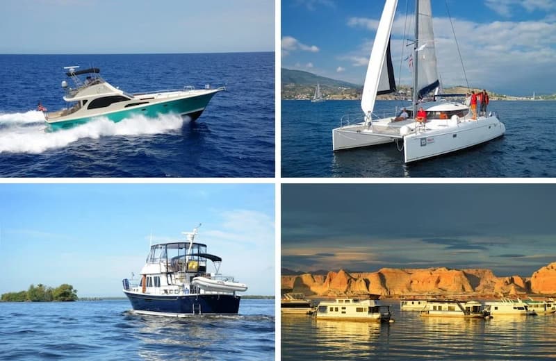 different boat types